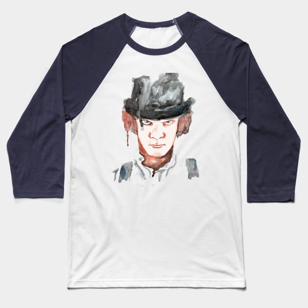 A Clockwork Orange Baseball T-Shirt by Ashly C